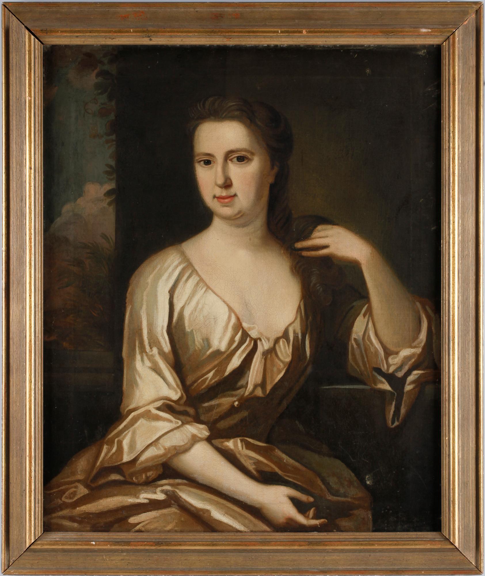 OKÄND KONSTNÄR, olja på duk, 1700-tal.