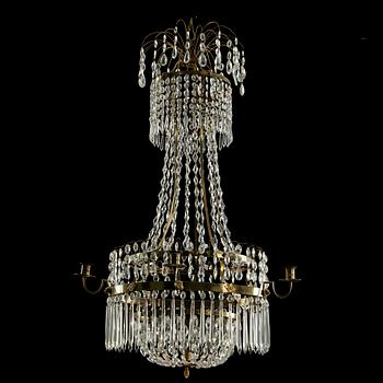 A LATE 18TH CENTURY CHANDELIER.