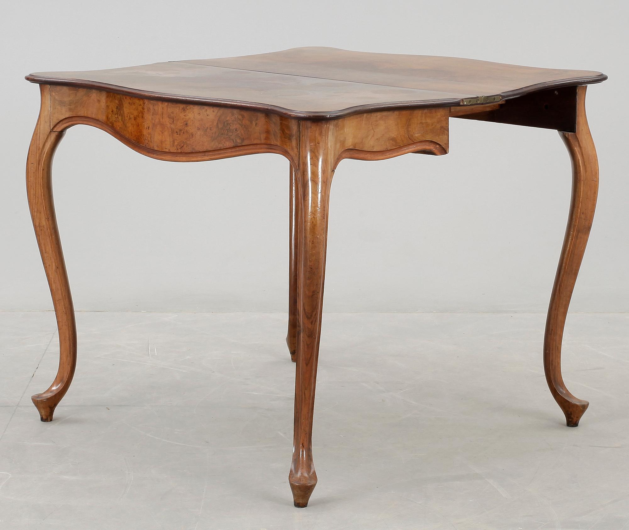 SPELBORD, nyrokoko, 1800-talets slut.