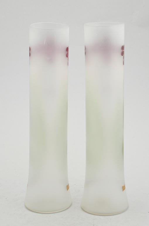 VASER, 1 par, glas, sekelskiftet 1900.