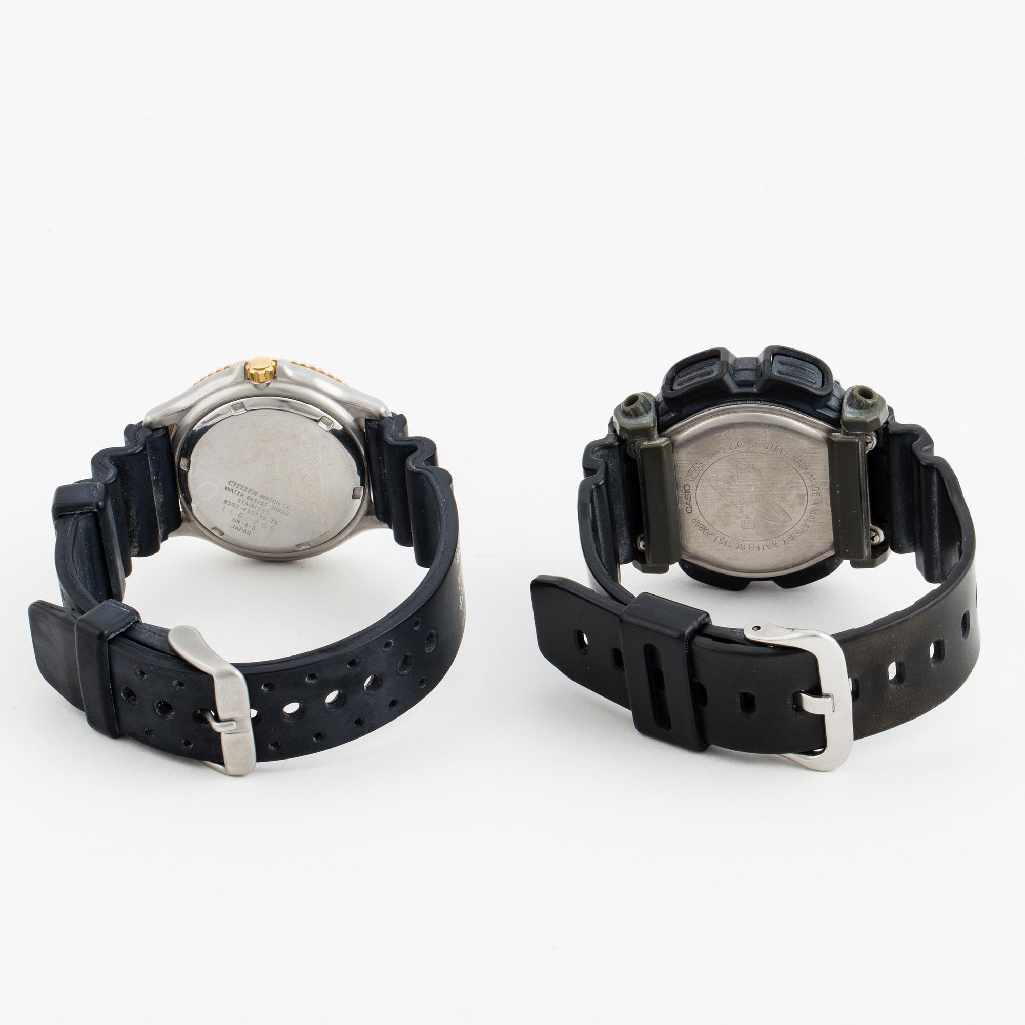 DIVERSE ARMBANDSUR, Citizen / Casio.