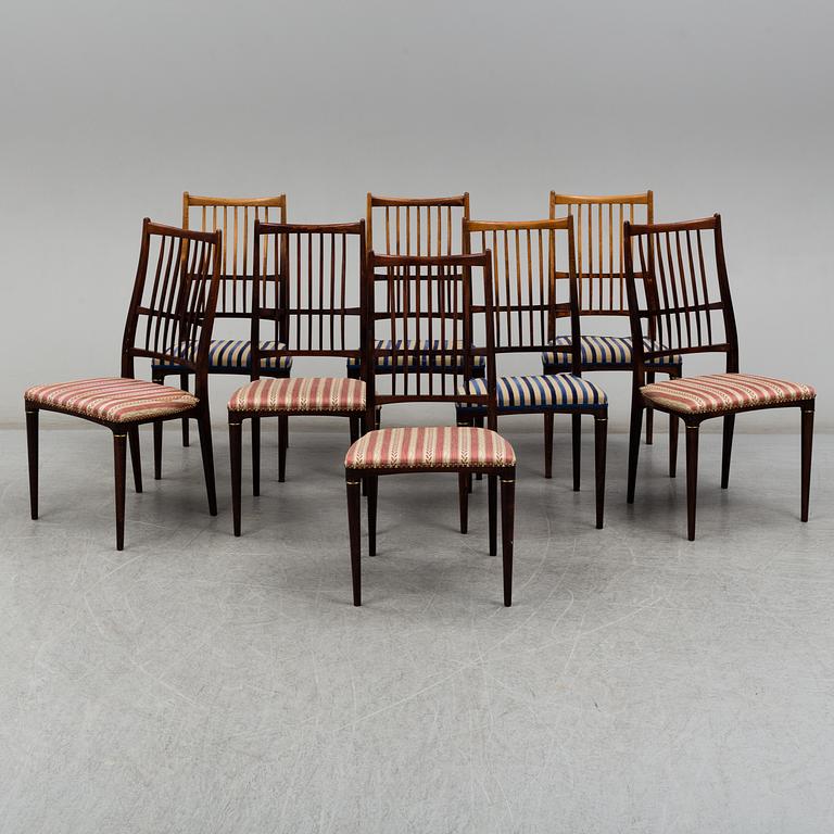 SVANTE SKOGH, matsalsgrupp, 9 delar, "Cortina", Seffle Möbelfabrik, 1960-tal.