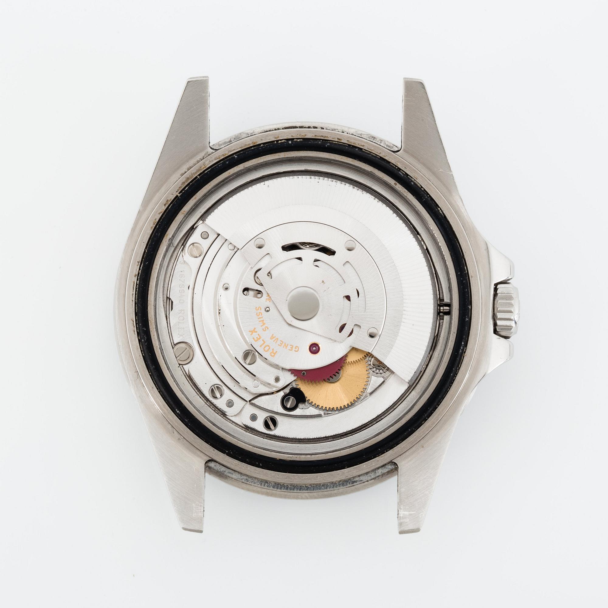 Rolex, GMT-Master II, "3186-movement", "Rectangular Dial".