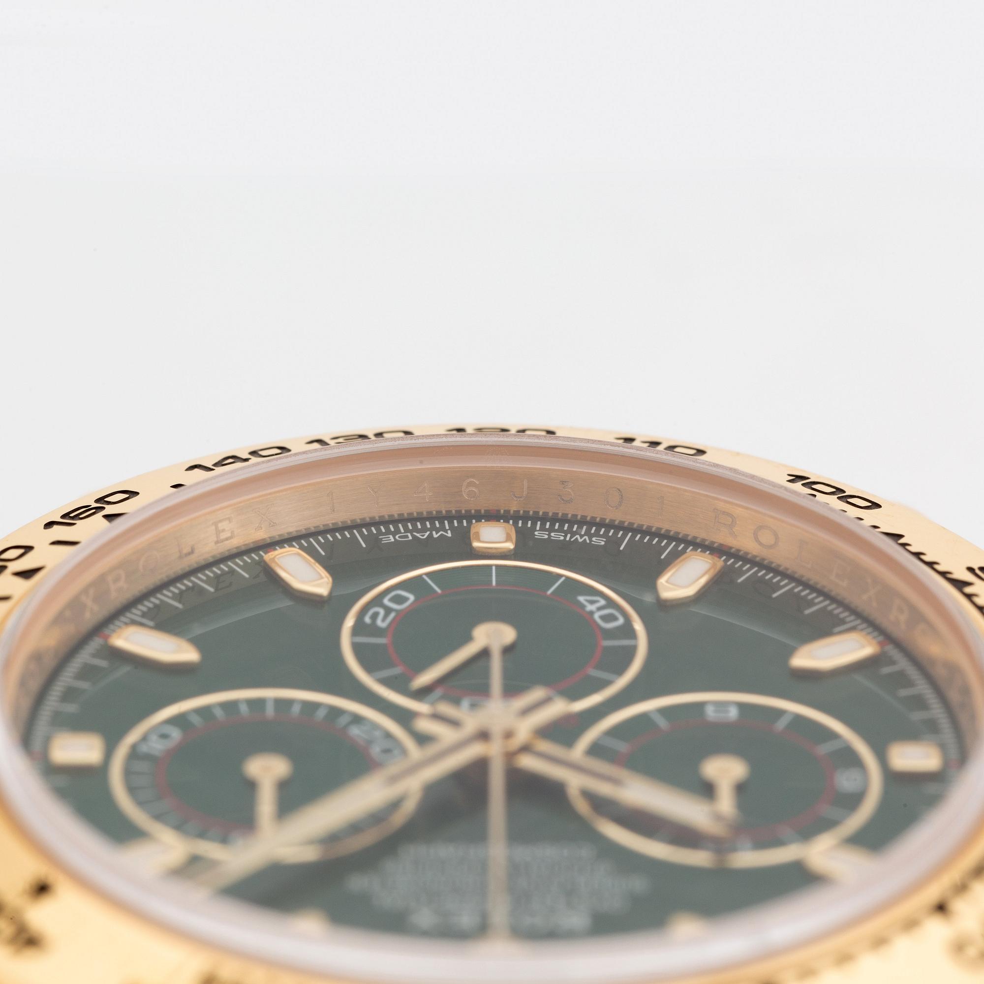 Rolex, Cosmograph, Daytona, kronograf, "Green Dial", ca 2016.