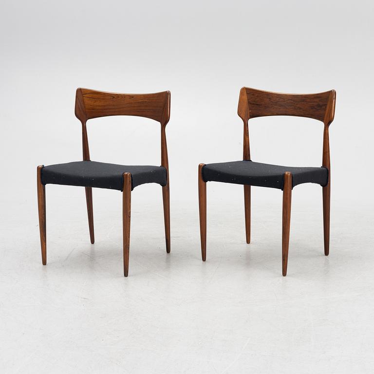 Bernard Pedersen & Son, chairs, 4 pcs, Denmark, 1960s.