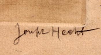 JOSEPH HECHT, etsningar, 2 st, sign.