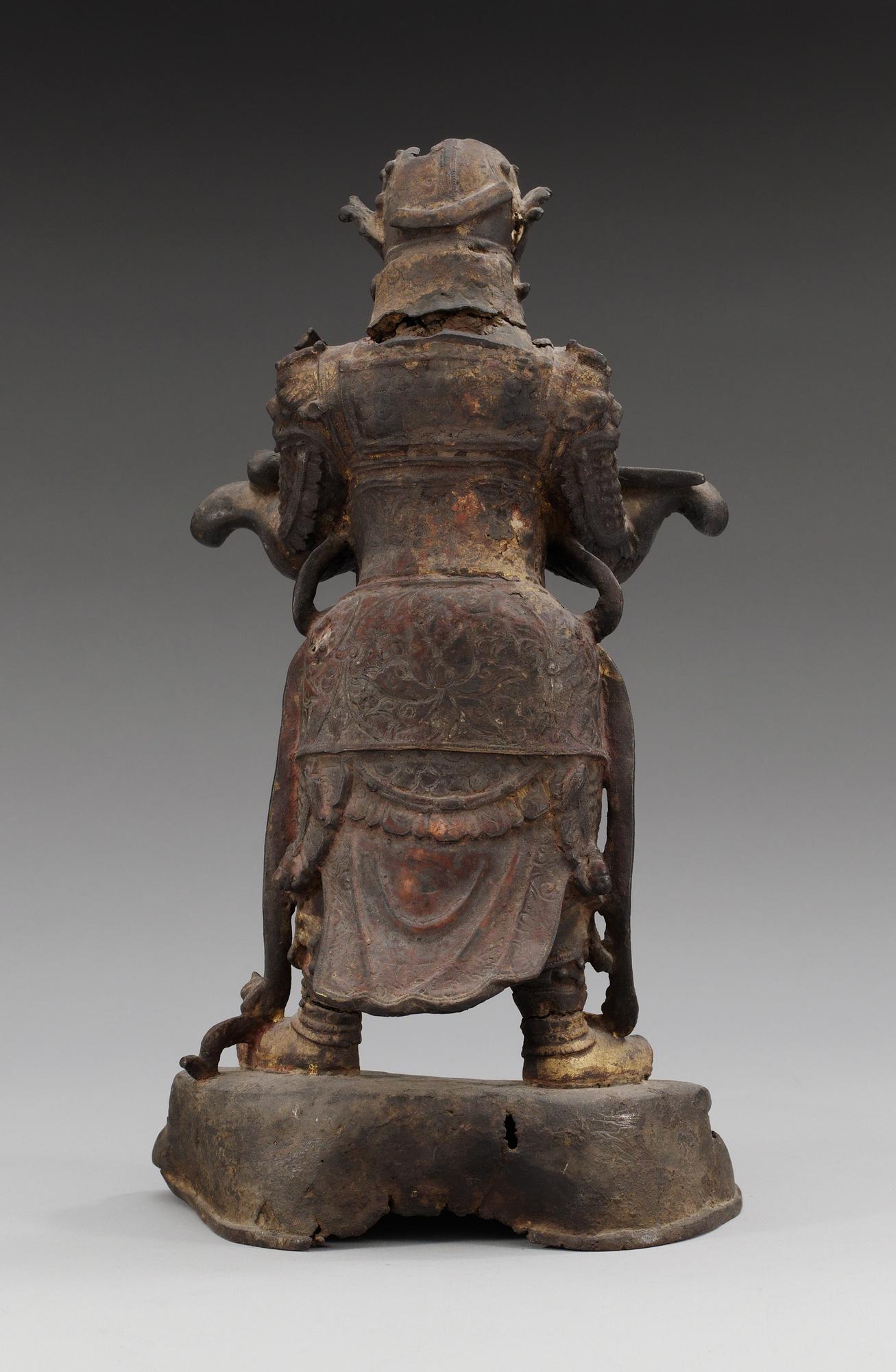 KRIGARE, brons. Qing dynastin, 1600-tal.