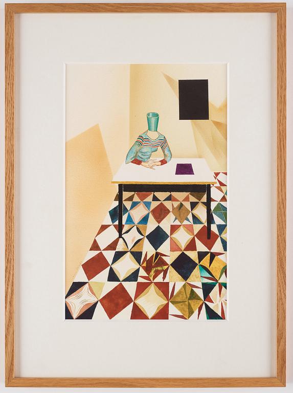 Jens Fänge, "Patrick Modiano (version of the Nobel Prize diploma 2014)".