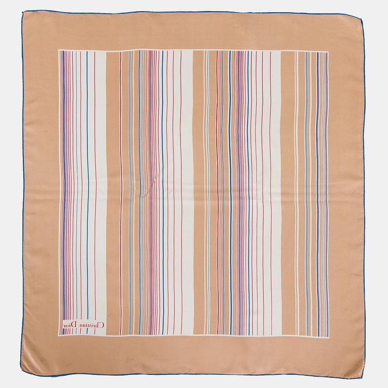Christian Dior, a silk scarf.