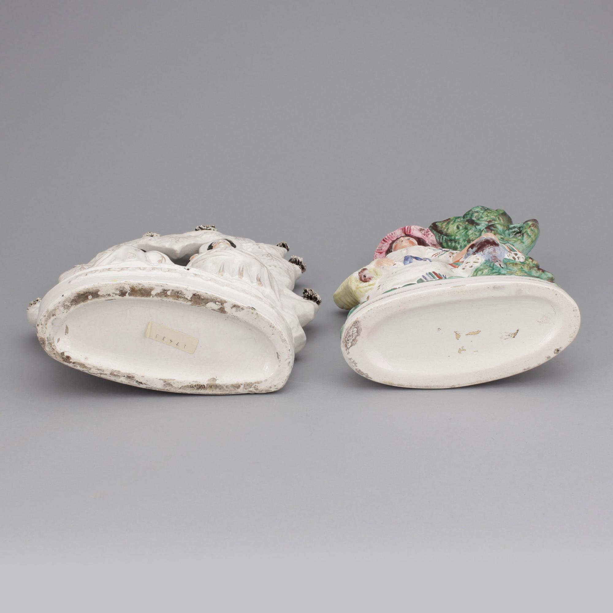 FIGURINER, 2 st. Staffordshire.