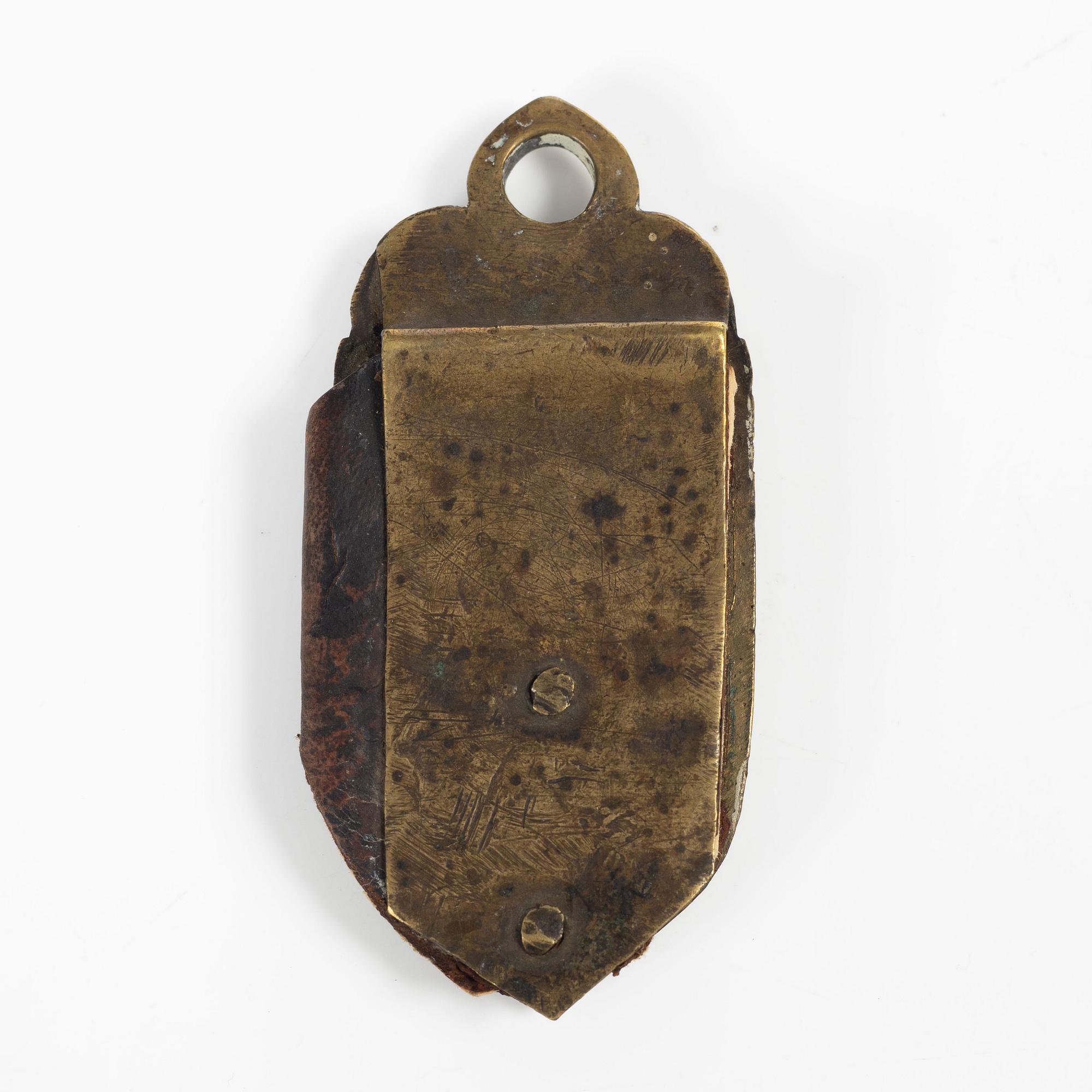 A pair of Baroque gilt brass mounts by C. C. Hartwig (caster active in Stockholm 1702-20).