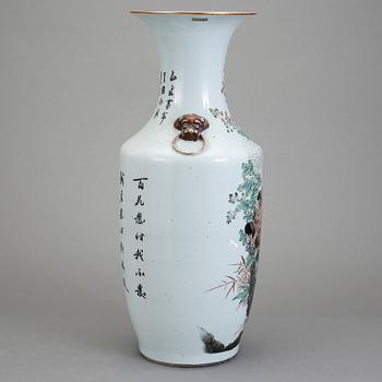 GOLVVAS, porslin, Kina, 1800-talets slut.