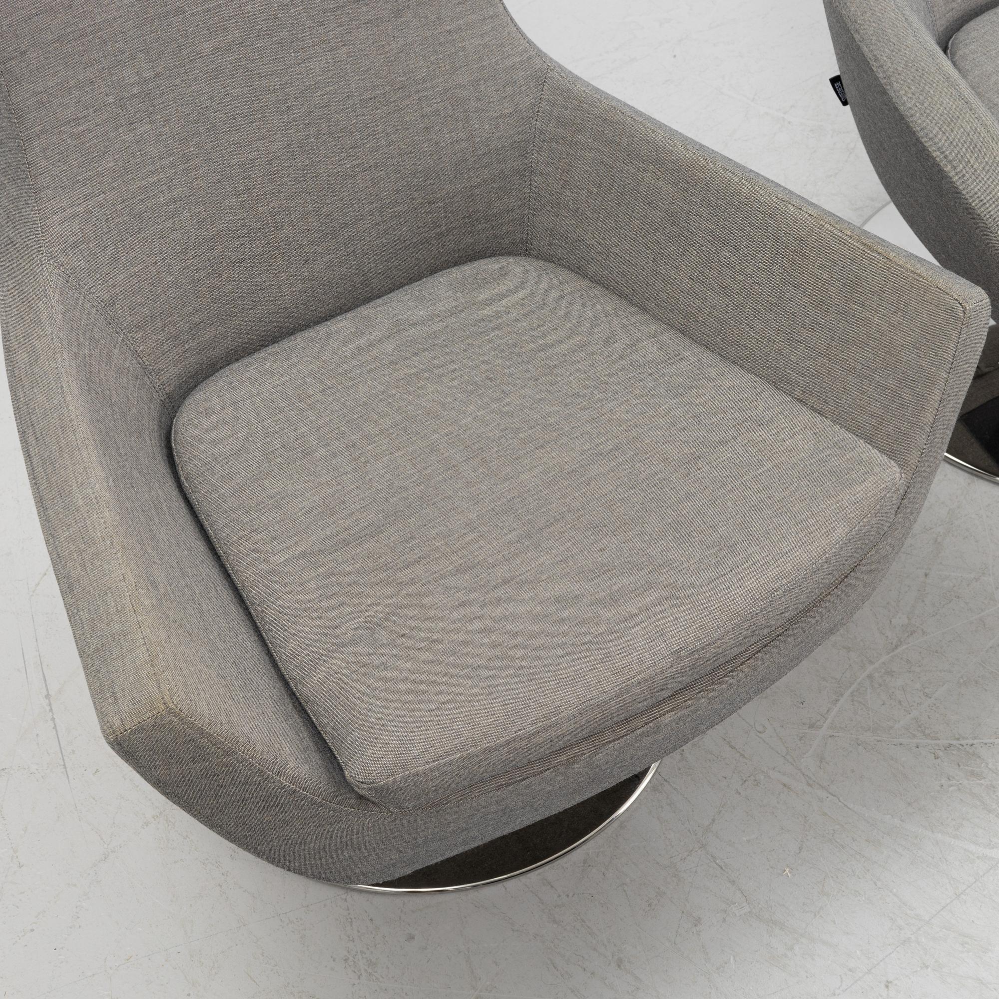 Roger Persson, a pair of 'Happy Swing' armchairs, Swedese, Sweden, 21st century.