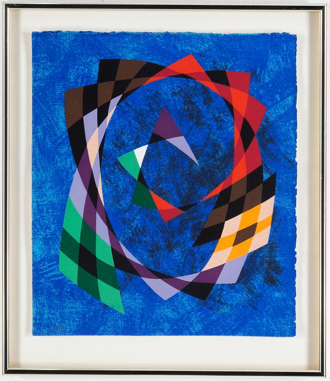 PIERRE OLOFSSON, color litograph, signed and numbered on verso 73/100.