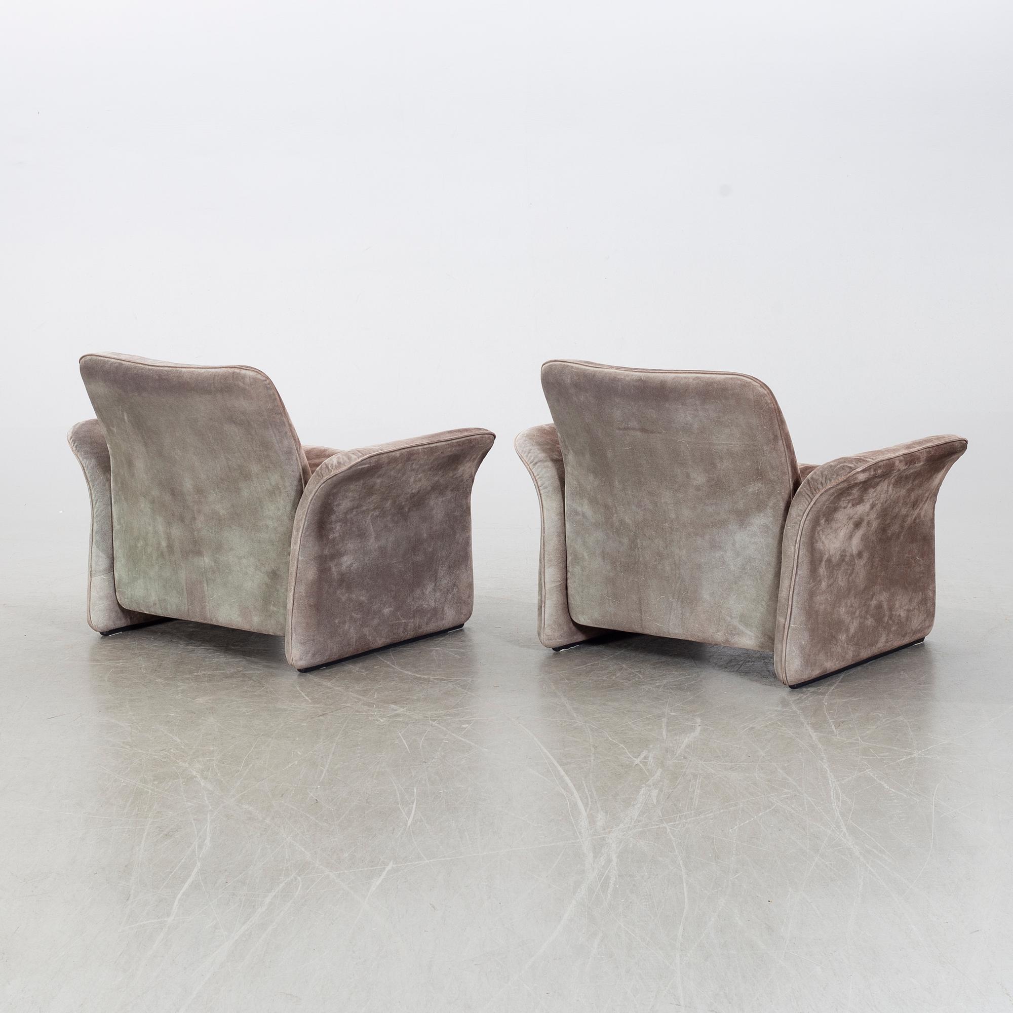 A PAIR OF CHAIRS, "DS 50"; De Sede, 1970's.