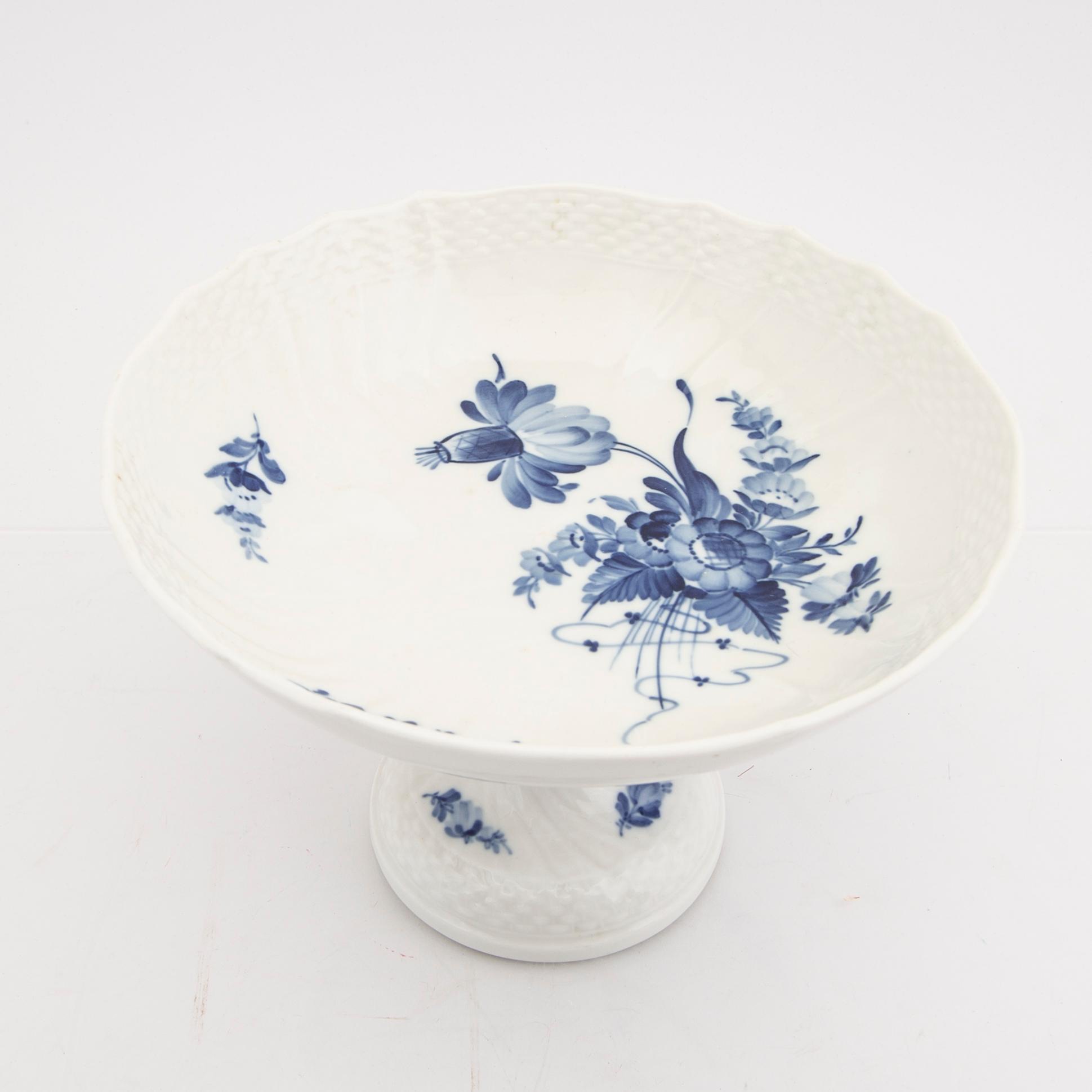 Coffee service 54 dlr "Blå Blomst" Royal Copenhagen Denmark porcelain 1953-1983.