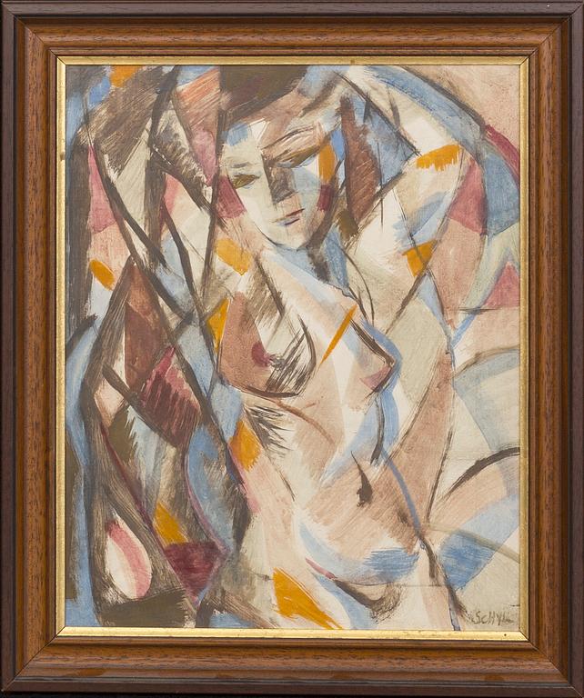 JULES SCHYL, olja på duk signerad.