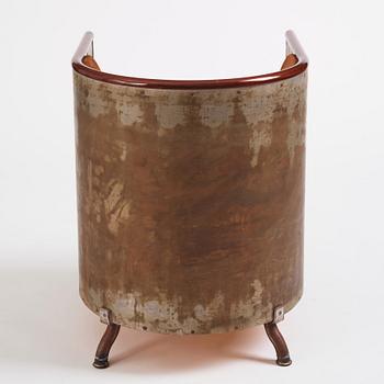 Mats Theselius, a "Järn/Moccafåtöljen" armchair, ed. 216/360, Källemo, Värnamo, post 1994.