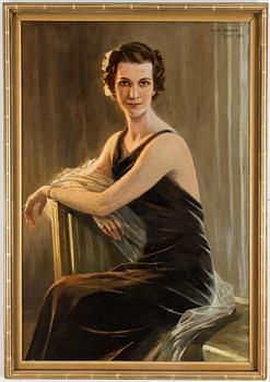 Hans Volkmer, an oil on canvas. Signed and dated 1933.