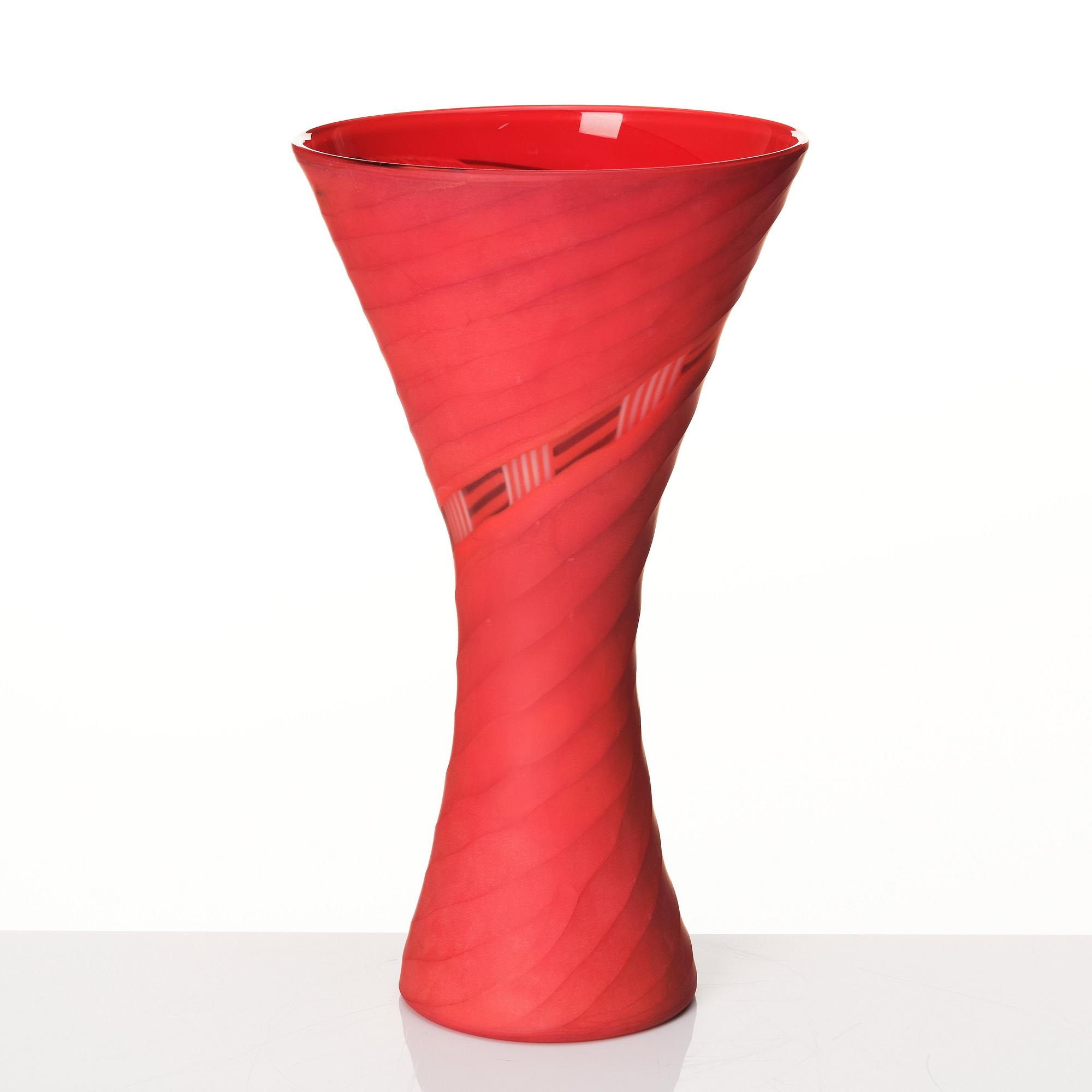 Rodolfo Dordoni, a 'Manto' glass vase, Venini, Murano, Italy, 2001.