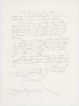 Jean Miotte, mapp med 4 färgetsningar, signerade 73/99. Omslaget är blandteknik och collage.