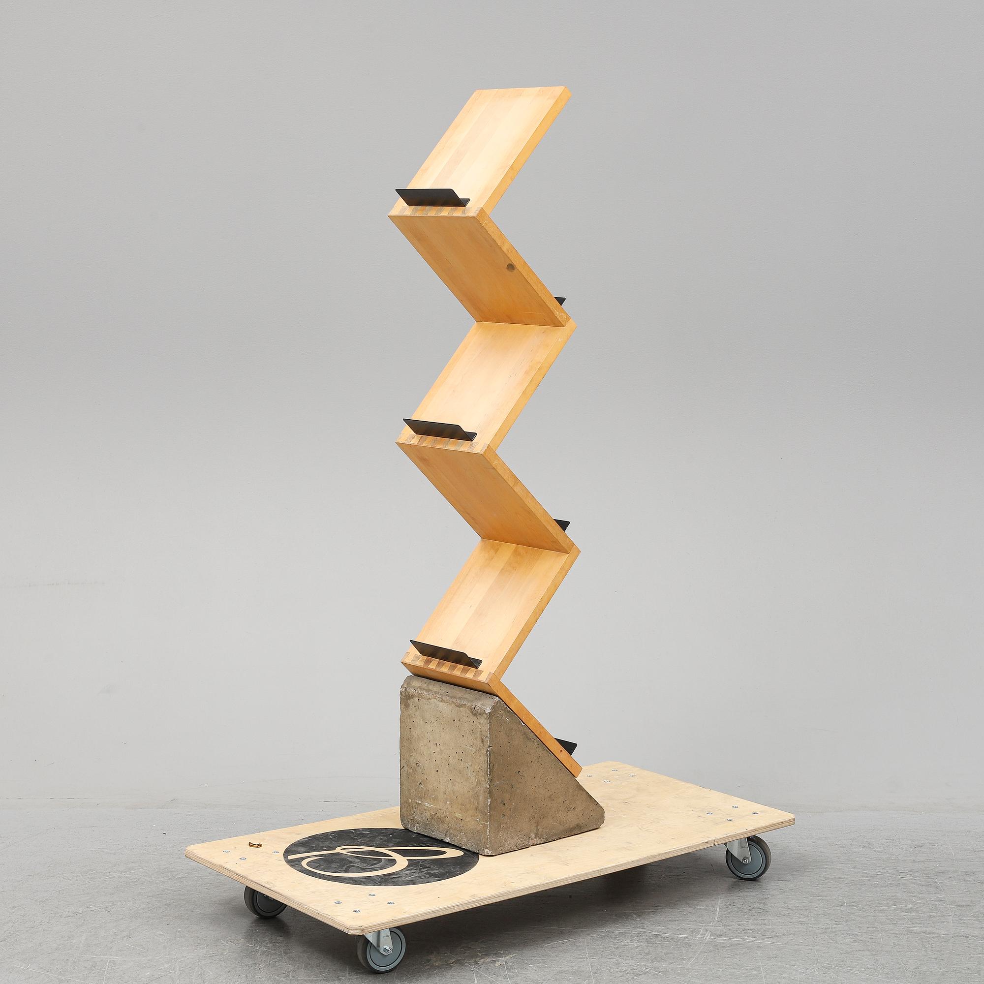 JONAS BOHLIN, hylla, "Zink", Källemo, formgiven 1984.