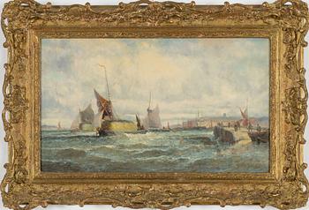 Charles Thornley, Themsen Barges med halmlast.