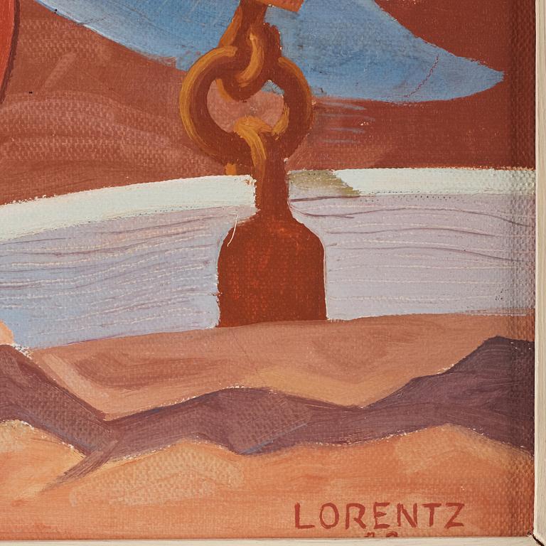 Waldemar Lorentzon, "Luckrad jord".