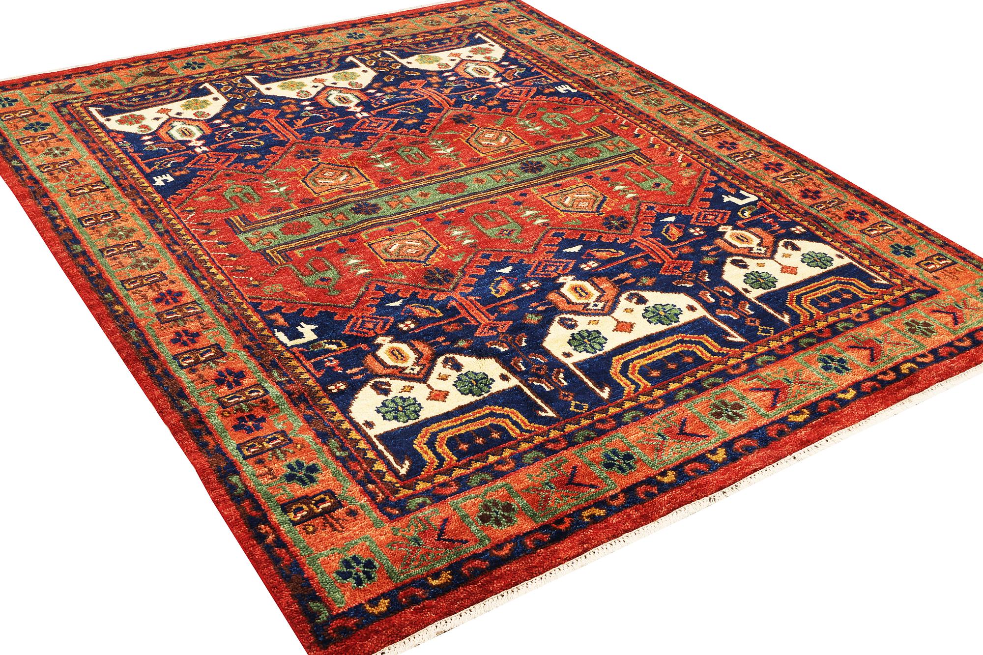 Matta, med s.k. Mamlukdesign, ca. 302 x 247 cm.