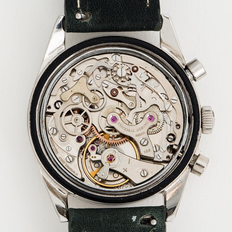 UNIVERSAL GENEVE, Uni-Compax, kronograf, "Big Eye".