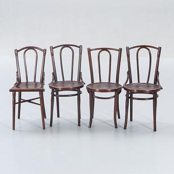 Chairs, 4 pcs, Thonet, bentwood, first half of the 20th century.