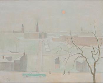 701. Einar Jolin, Winter scene from Stockholm.