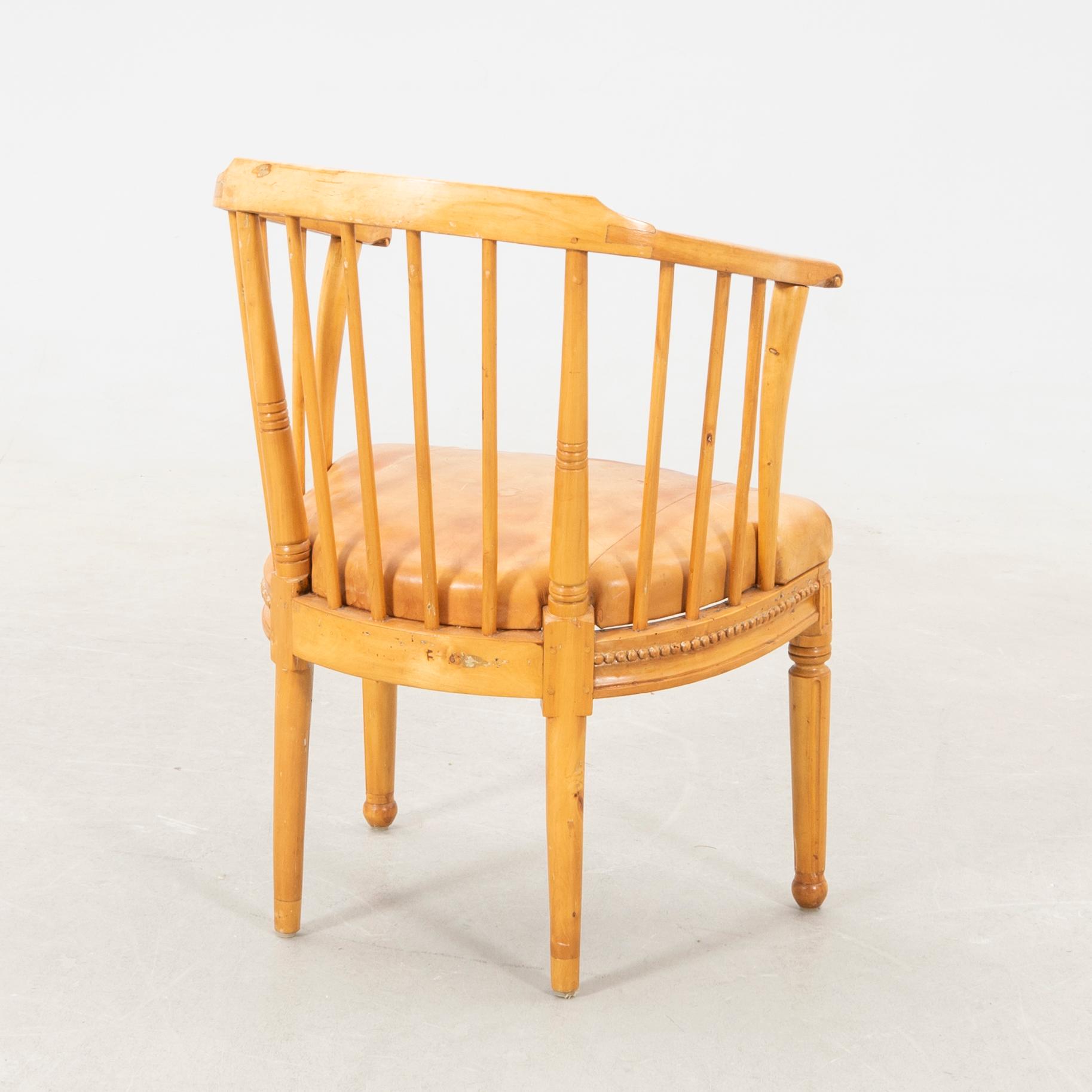 Armchair, Gustavian, early 19th century.