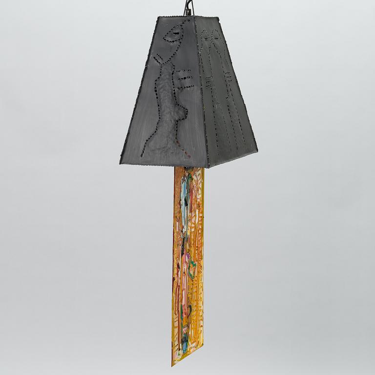 SOILE YLI-MÄYRY, lampskulptur, signerad Soile Yli-Mäyry 2001.