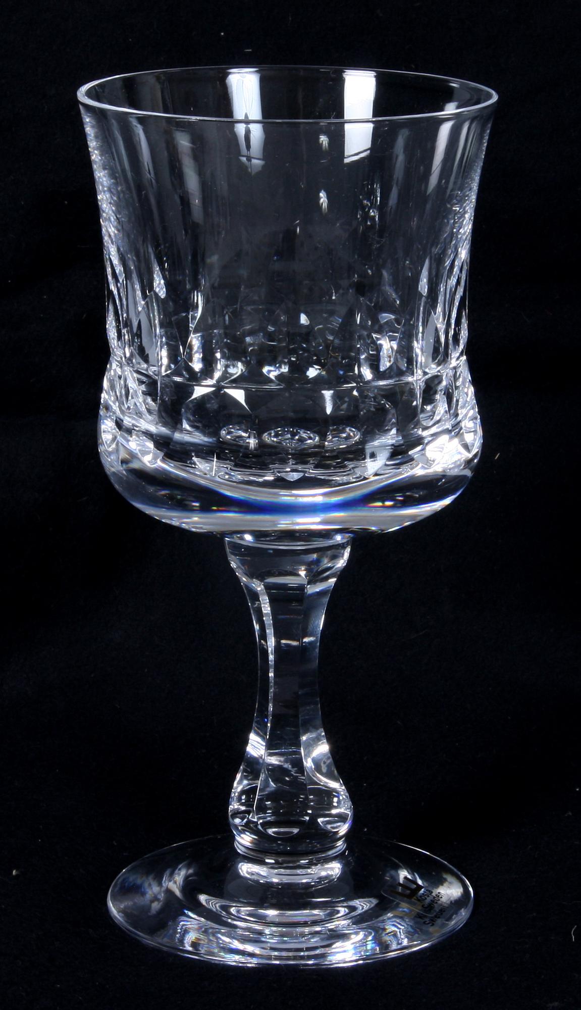 GLASSERVISDELAR, 37 st, "Prince", Göran Wärff, Kosta.