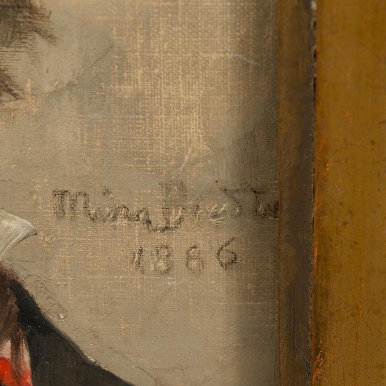 VILHELMINA CARLSSON-BREDBERG, MANSTUDIE.