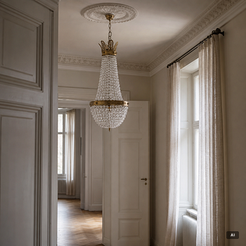 Chandelier, first half of the 20th century.