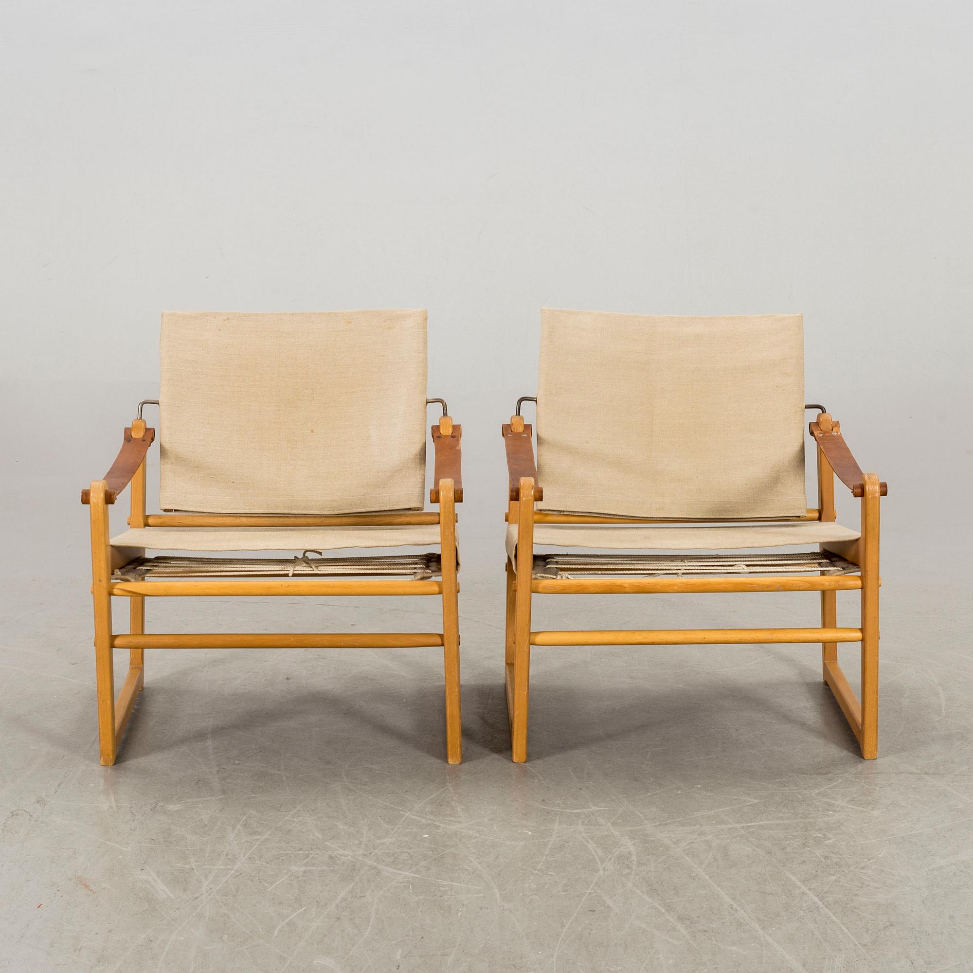 BENGT RUDA, fåtöljer, ett par, "Cikada", IKEA, formgiven 1964.