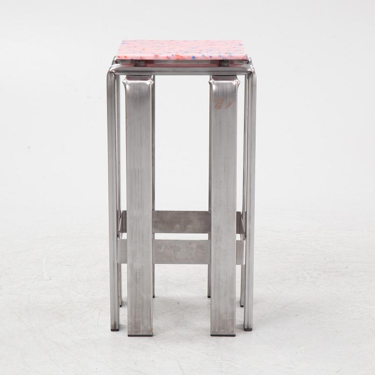 Stamuli & Alessandro Bruzzone, a stool, Greenhouse Bar for Stockholm Furniture Fair 2024.