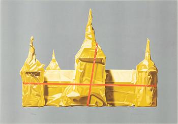 Yrjö Edelmann, "Wrapped castle of Kalmar".