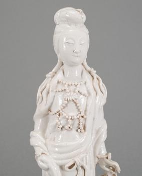 FIGURIN, porslin, blanc de chine, Kina, 1700-/1800-tal.