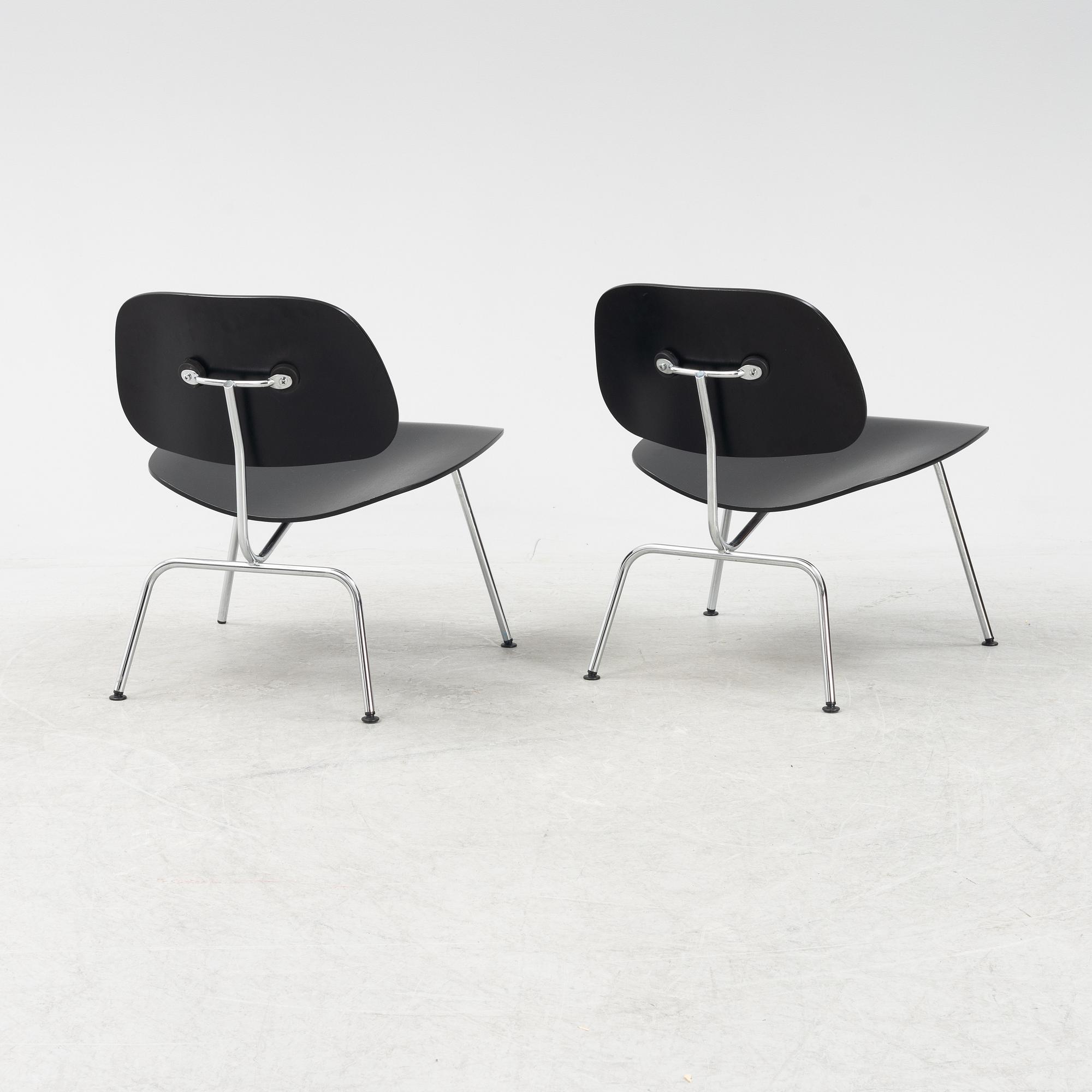 Charles and Ray Eames, ett par fåtöljer, "LCM",  Vitra.