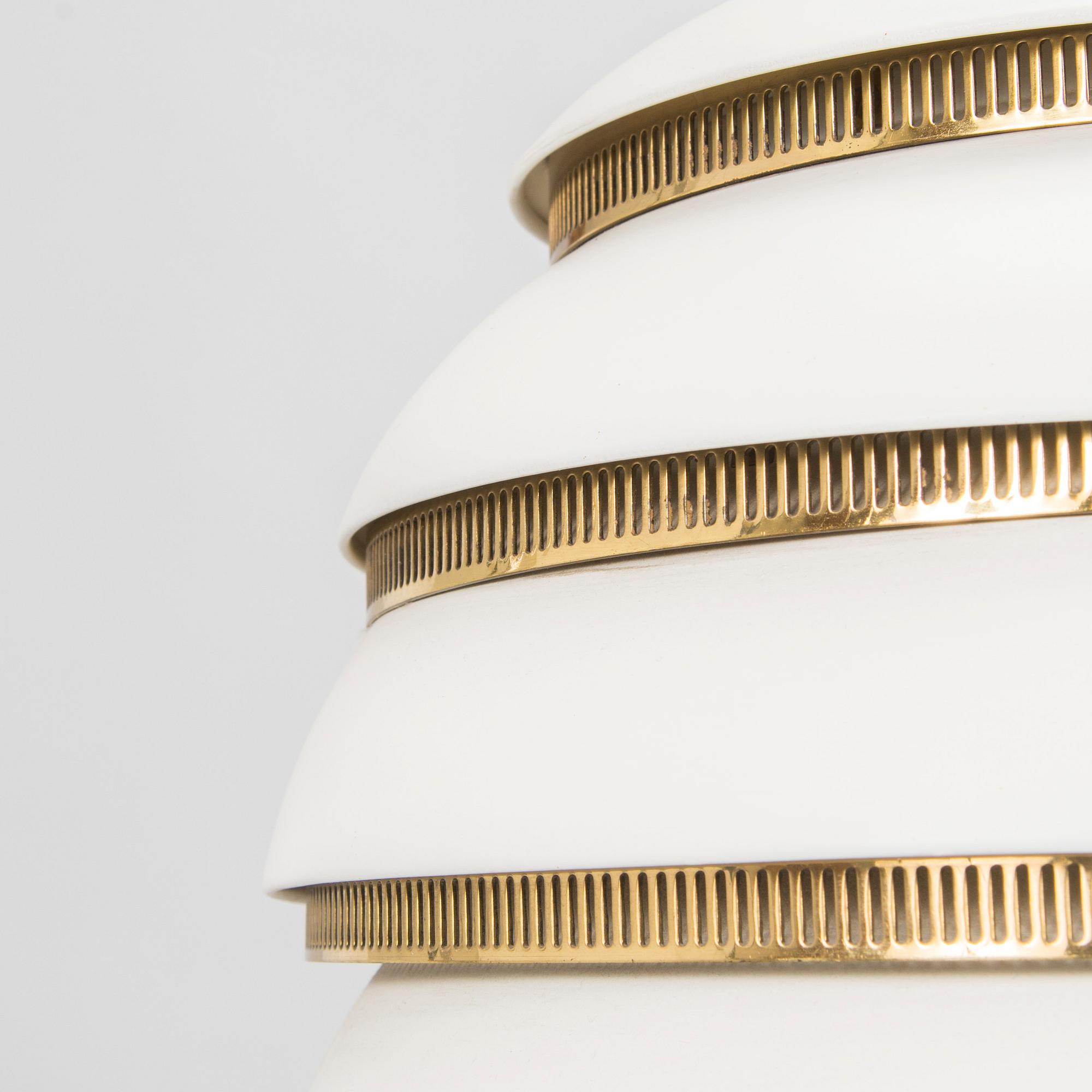 Alvar Aalto, a pendant lamp A332, 'Beehive' for Valaistustyö.