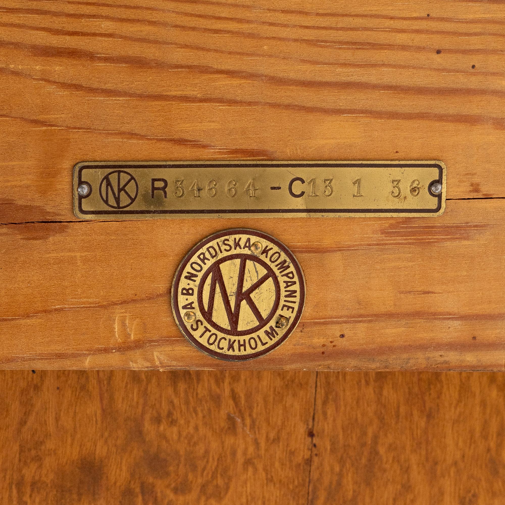 Carl Malmsten, matbord, "Brevik", Nordiska Kompaniet, 1930.