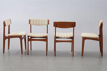 6 Chairs 'Stol Nr 4' Thorsø Stole- och Møbelfabrik, Danmark, second half of the 20th century.