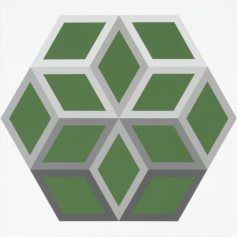 John-Erik Göransson, akryl på duk, signerad a tergo.