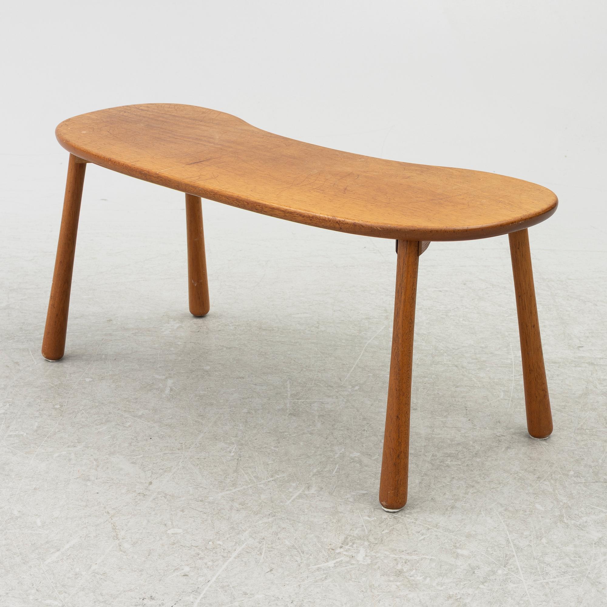 Josef Frank, stool model B1034, "The Milk Stool", Svenskt Tenn, after 1985.