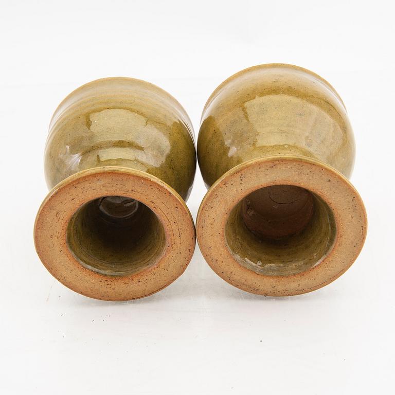 Signe Persson-Melin, a pair of Multipott stoneware goblets.