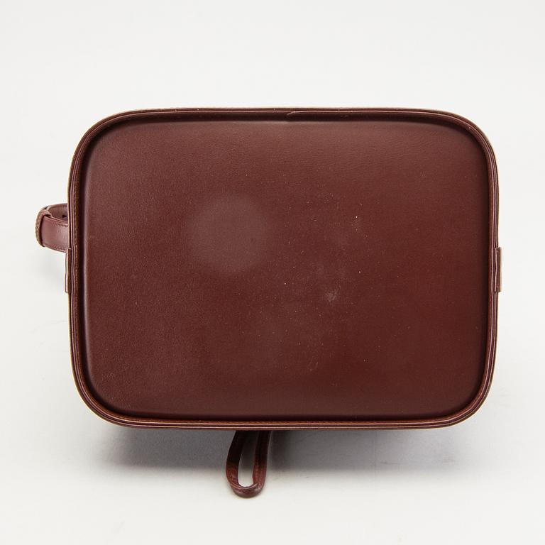 Cartier, Must de Cartier Line Burgundy, väska, 1980-tal.