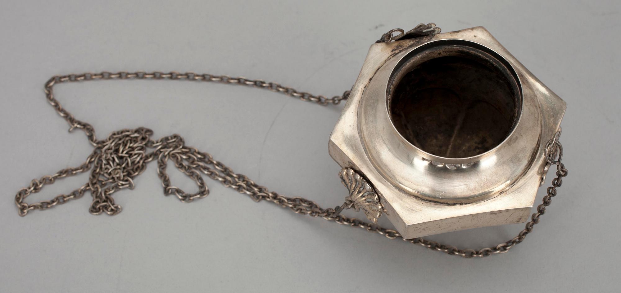 LAMPADA, silver, St Petersburg 1857, vikt ca.153 g.